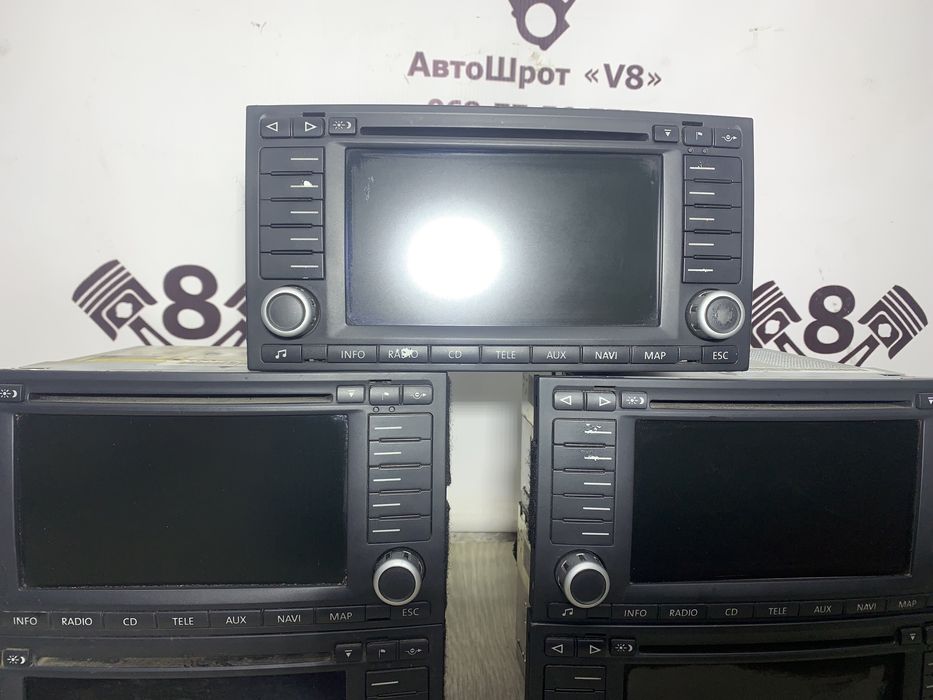 Штатна магнітола Touareg Туарег радіо навігація