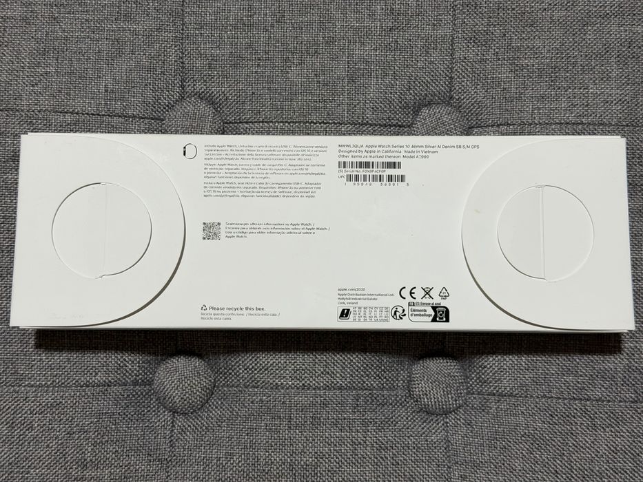 Apple Watch Series 10 46mm Prateado | Impecável | Com Fatura + Bateria 99%