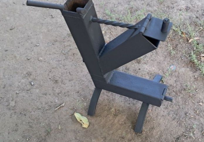 Ракетна піч буржуйка