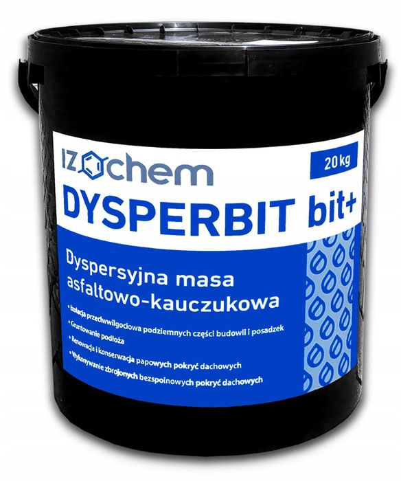 Dysperbit + 20kg Izochem dyspersyjna masa 
asfaltowo-kauczukowa