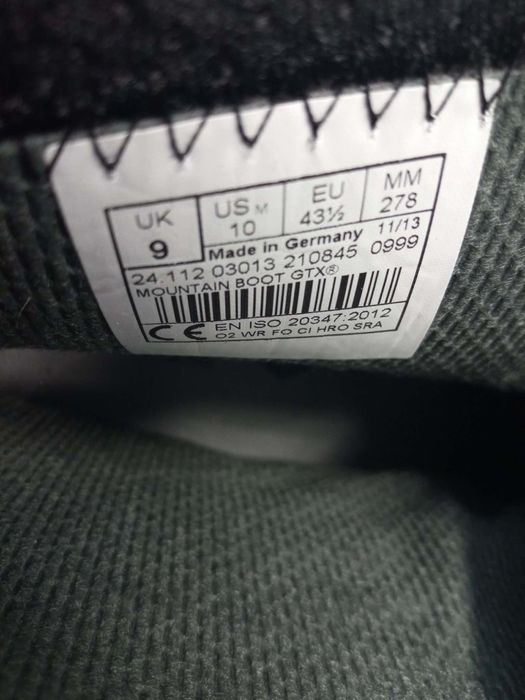 Buty Lowa czarne