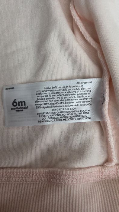 Костюмчик carter's 6 міс