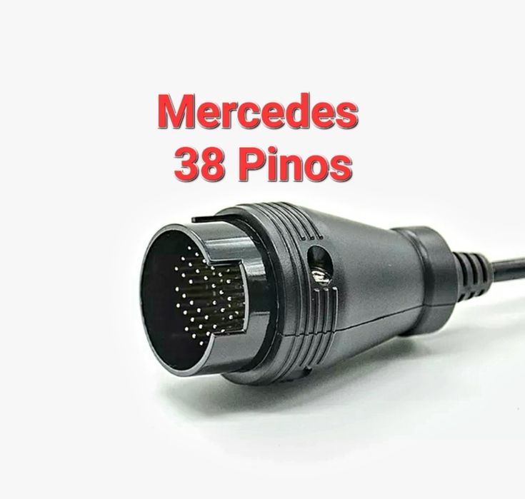Cabo adapatador Iveco Mercedes 38 - 16 pinos OBD2 redondo