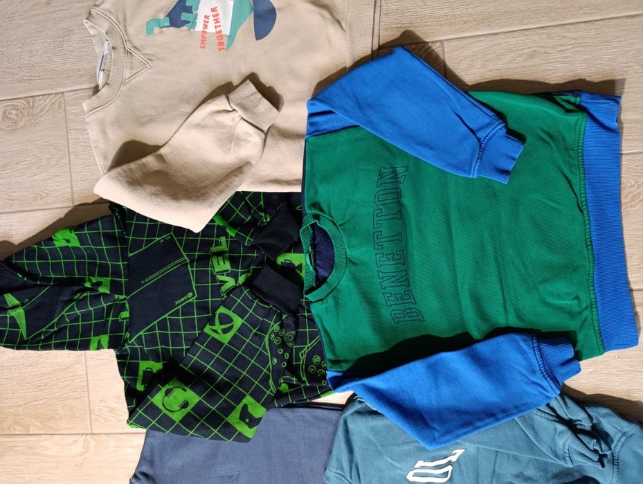 5x bluza 122/128 Benetton HM Reserved ZARA