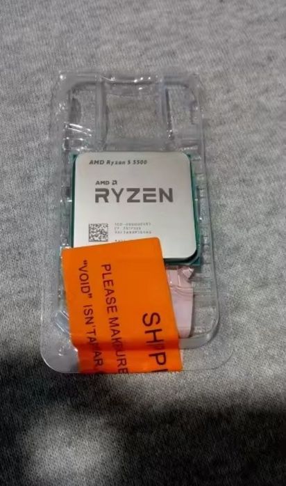 Новий процесор AMD Ryzen 5 5500 (AM4) Tray — Пломба /  Імба для ігор