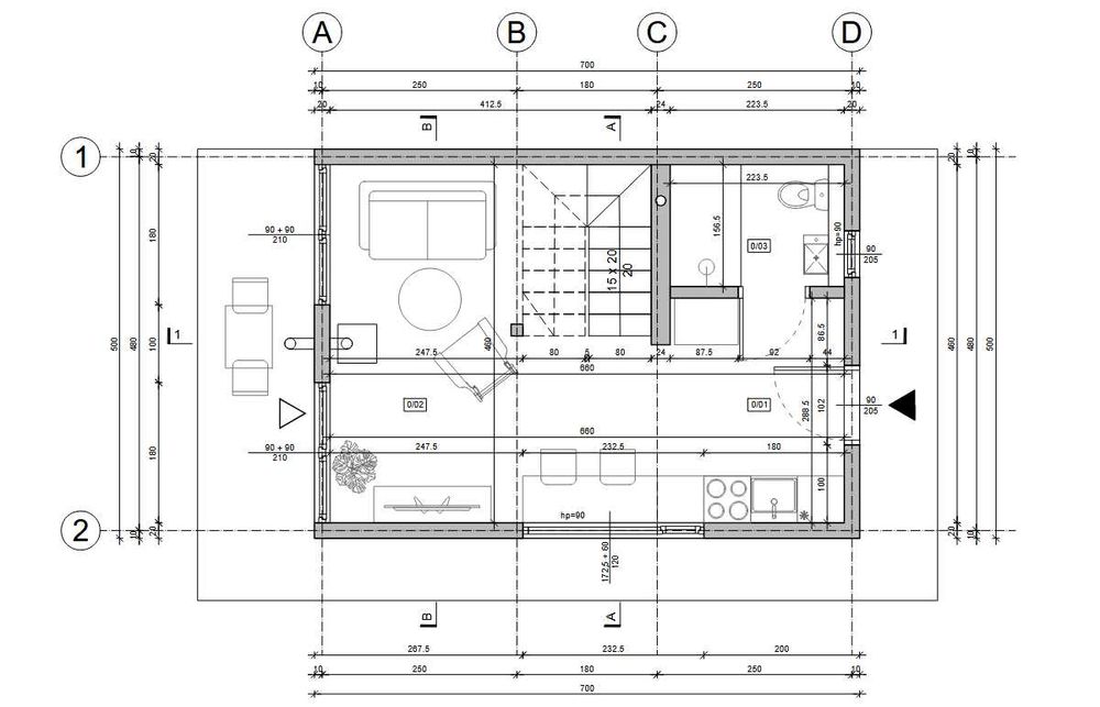 Domek letniskowy Skandi 35m2 zabudowy