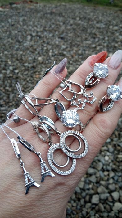 Сережки срібні 925 проба