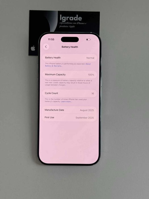 iPhone 17 Air 256GB Azul Bateria 100% – Excelente Seminovo – Fatura e Garantia