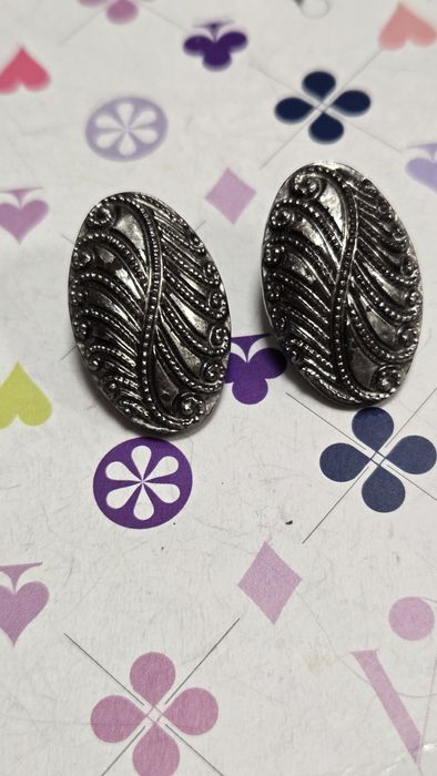 Klipsy vintage lekkie