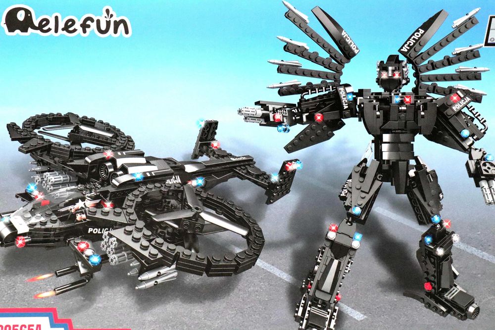 Klocki Policja Tajny Projekt klocki kompatybilne z LEGO