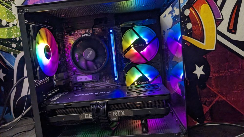 Komputer gamingowy ryzen 5 rtx 3070 ssd500nvme 16gb