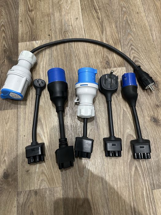 Перехідник кінцевик  адаптер Tesla 32A (хвіст)