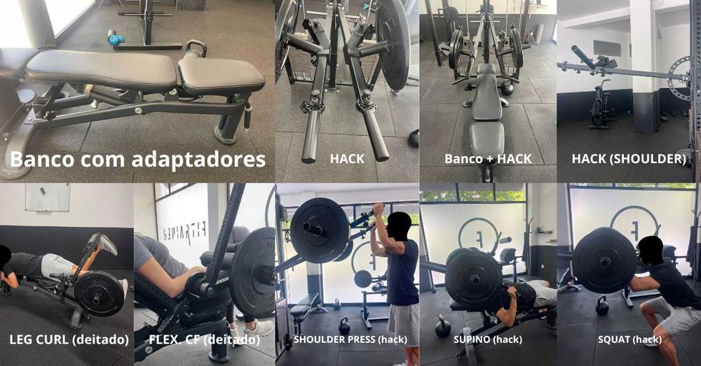 Ginásio Completo/ Estúdio de PT - Equipamento Máquinas FITNESS (S. João da Madeira)