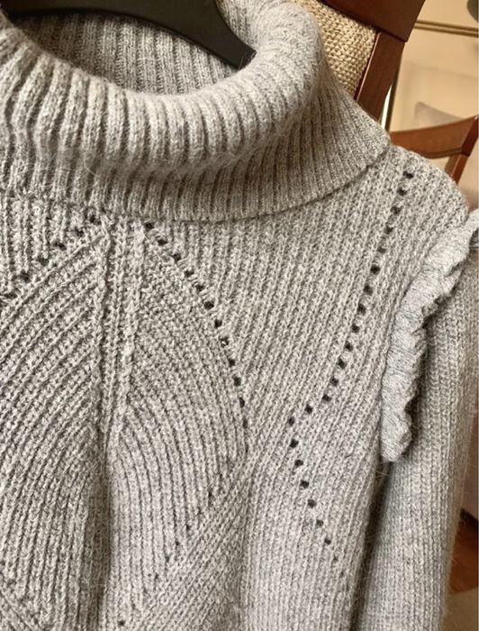 Golf sweter  szary