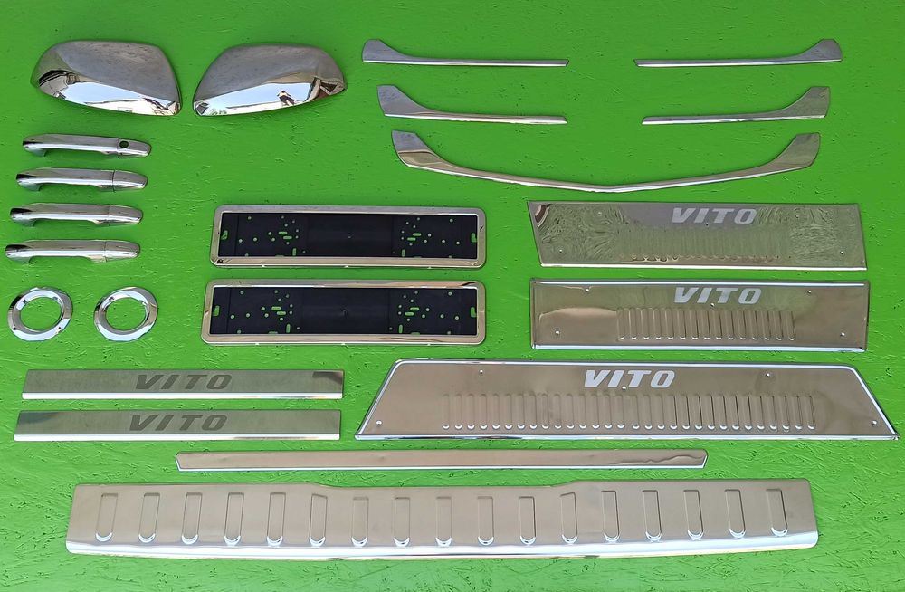 Хром Декор накладки на Мерседес Вито Mercedes Vito 15-23р