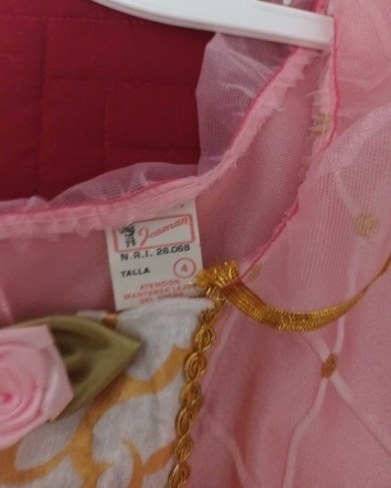 Fantasia - Vestido rosa de princesa