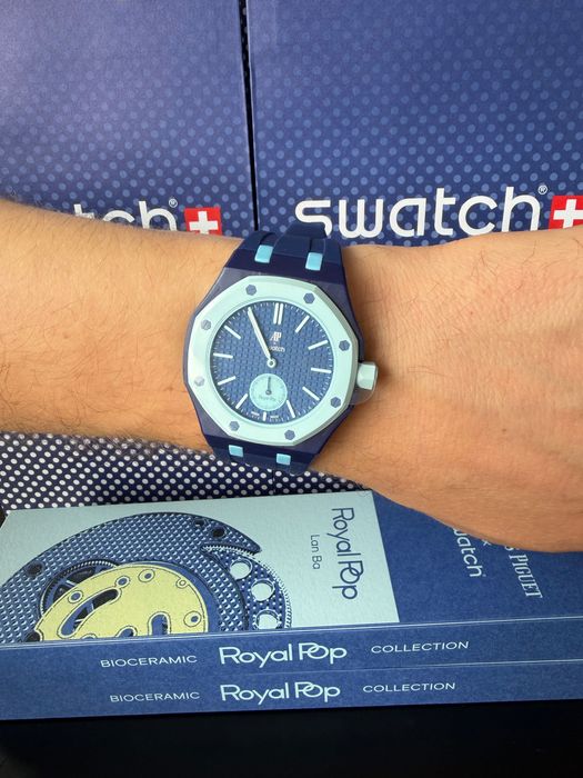 AP x Swatch Royal Pop LAN BA z bransoletką