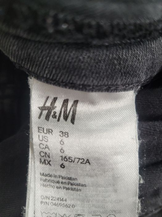 Spodnie ciążowe czarne elastyczne H&M MAMA rozm. M