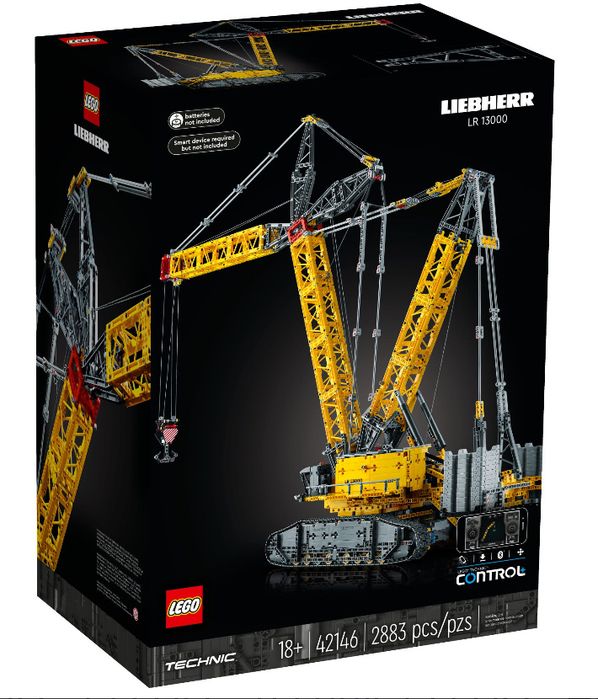 Lego 42146 Technic Żuraw Gąsienicowy Liebherr LR 13000 Unikat Wycofany