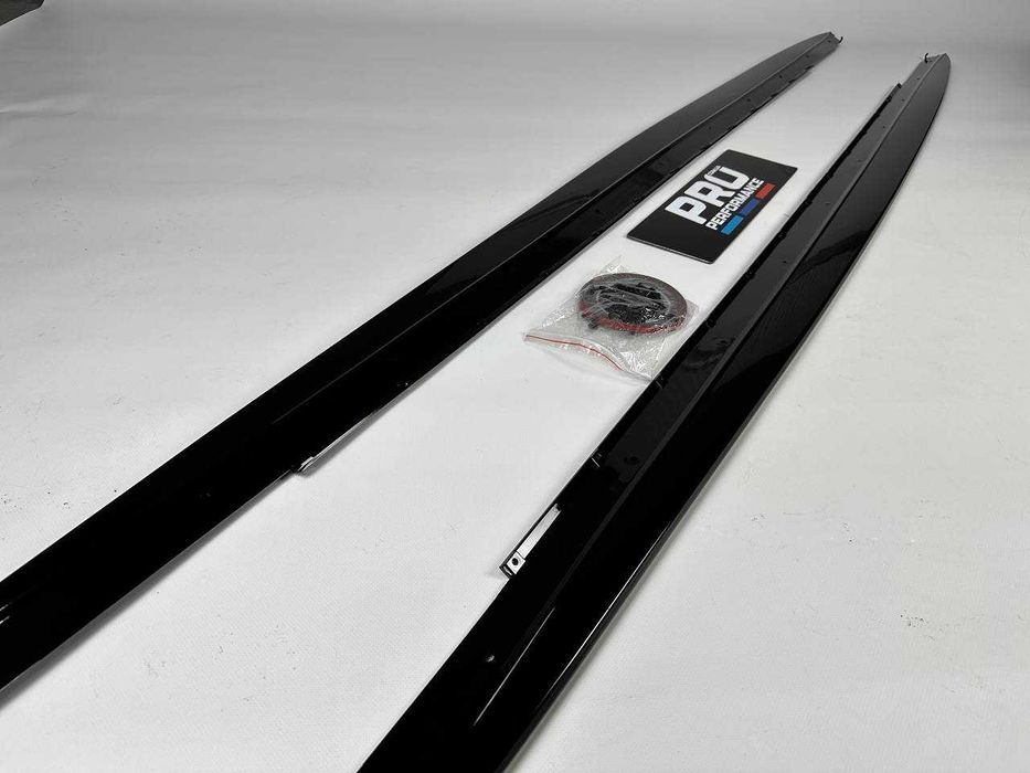 Леза на пороги Bmw 5 g30 g31 M Performance (Черный глянец)