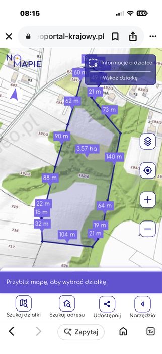 Piekna dzialka   w okolicy Kazimierza Dolnego