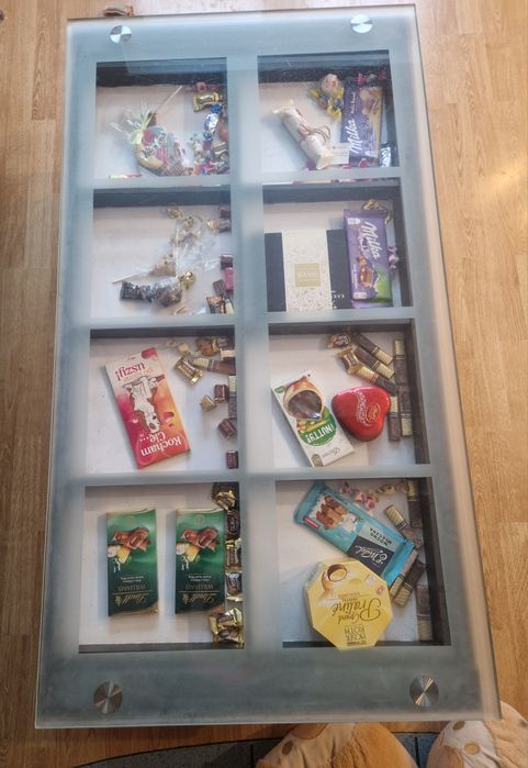 Stolik kawowy przeszklony