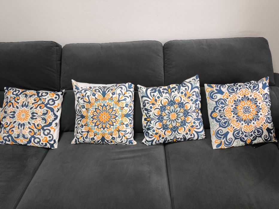 Capas de almofadas sofá