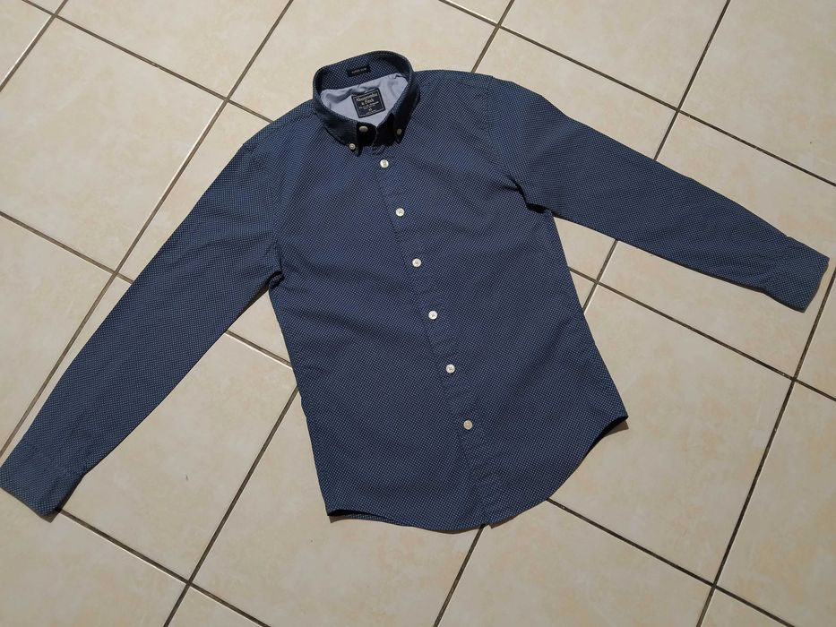 ABERCROMBIE & FITCH USA - NOWA! z LOGO Koszula Męska rozmiar XS
