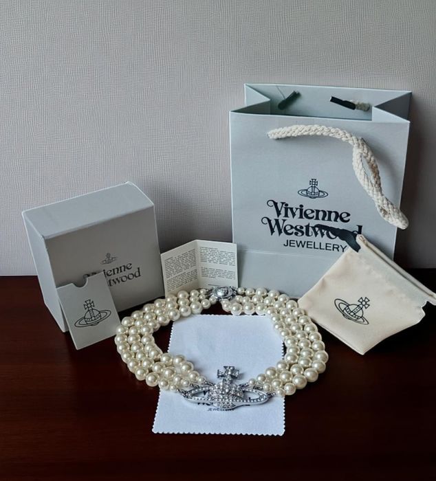 Naszyjnik Vivienne westwood chain orb relief choker