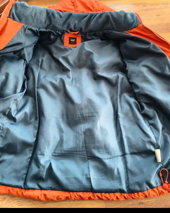 Lee Kurtka Męska Zimowa Puchowa M Puffer Jacket Orange