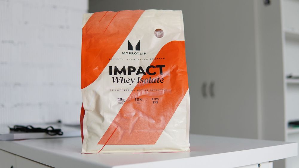 Протеїн MyProtein Whey Isolate залишок 1.4кг із 2.5 кг смак шоколад