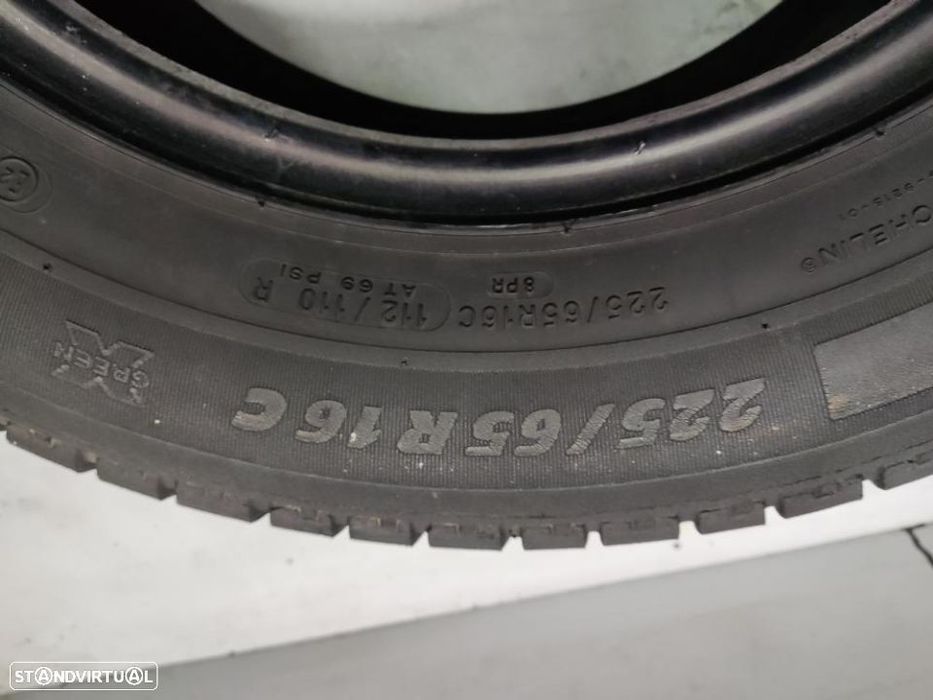 2 pneus semi novos 225-65r16c michelin - oferta dos portes