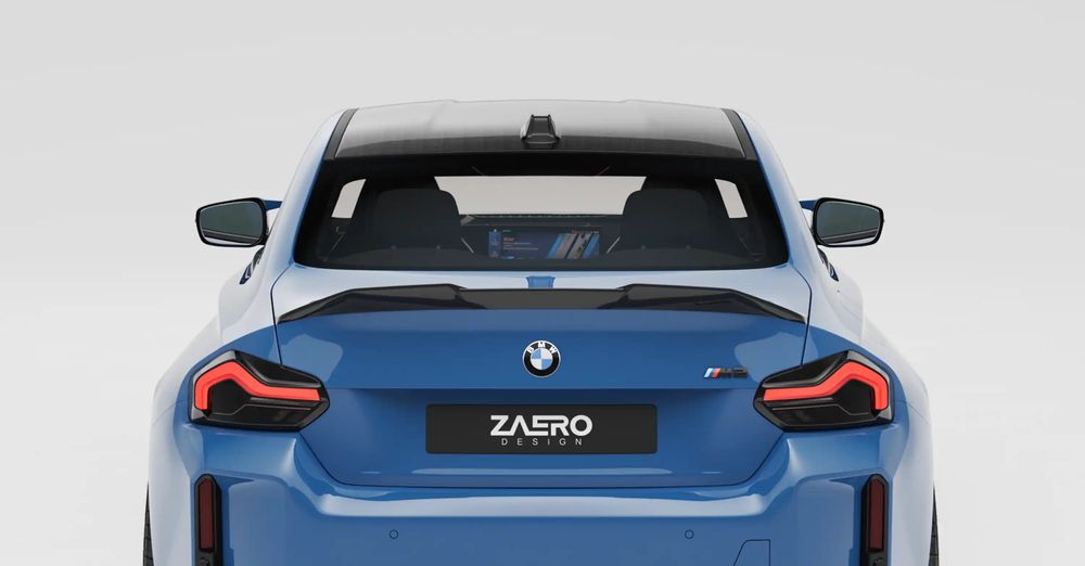 Aileron lip spoiler traseiro BMW M2 G87 Série 2 G42 - Zaero Design