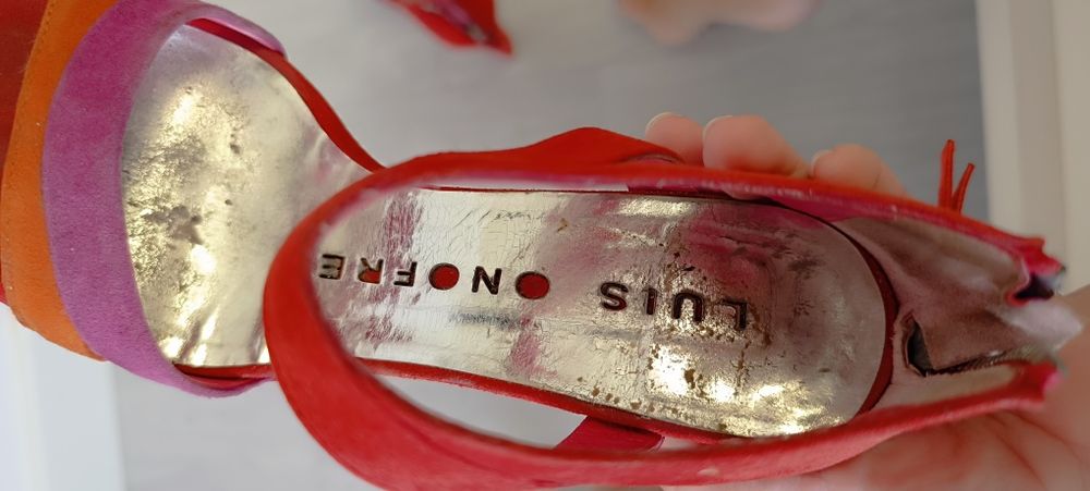 Sandálias Luís Onofre usadas tamanho 35