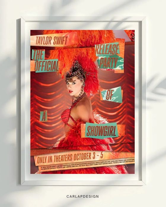 Taylor Swift - The life of a Showgirl- Poster/Quadro