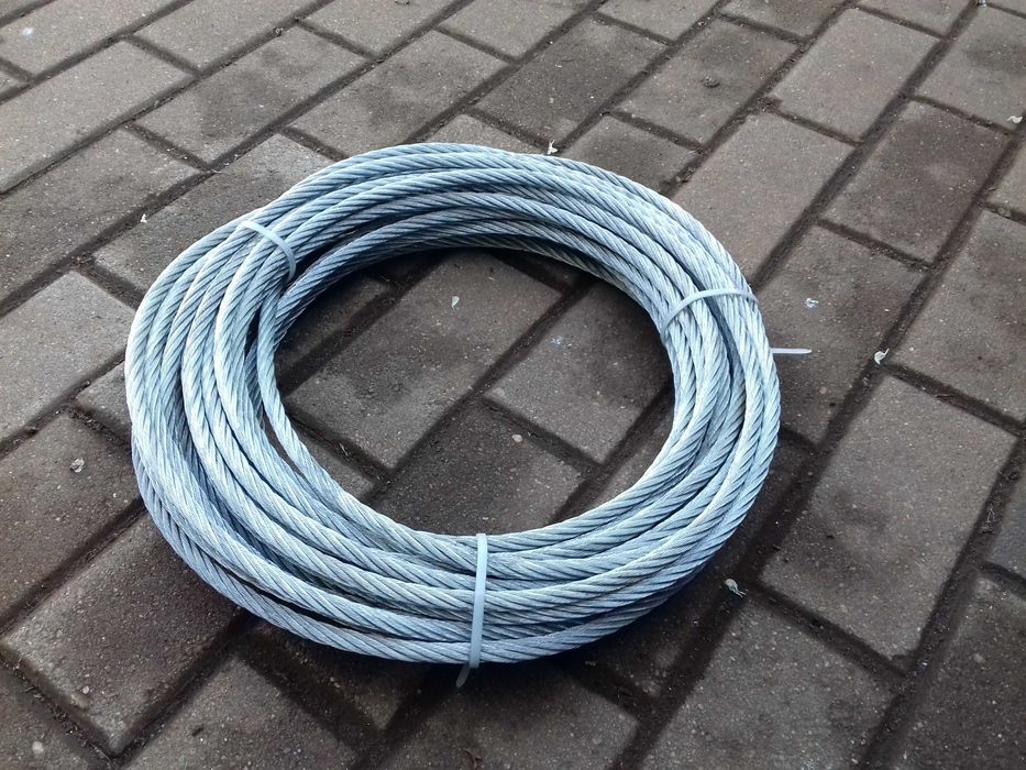 Linka ,lina stalowa  średnica 10mm oraz 9mm . Wysyłka
