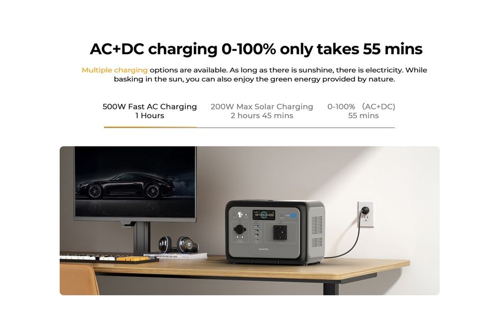 Електростанція зарядна станція  Oukitel P800E 800W 512Wh