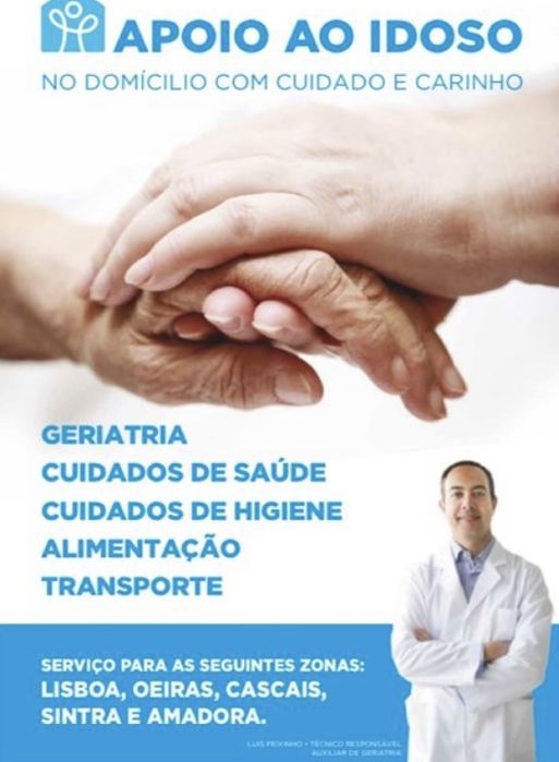 Cuidador de idosos / Geriatria/ Apoio domiciliário