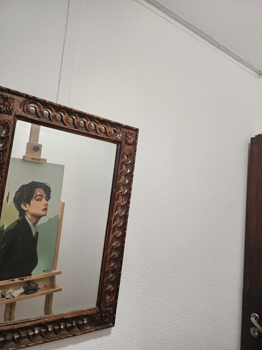 V BTS quadro pintura à mão