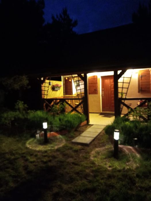 Domek z balią w lesie, Jezioro Powidzkie