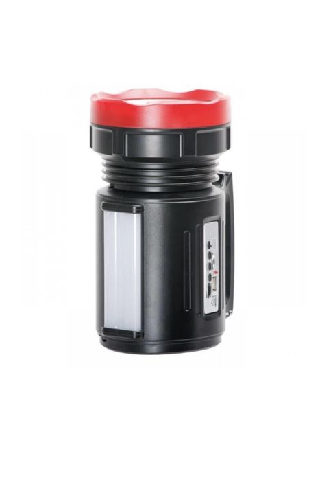 Фонарь светодиодный аккумуляторный с солнечной панелью,USB+3 лампочки