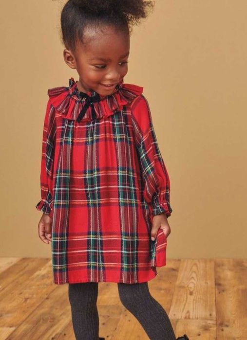 Сукня у клітинку Next на 3-4 рочки 98-104 см