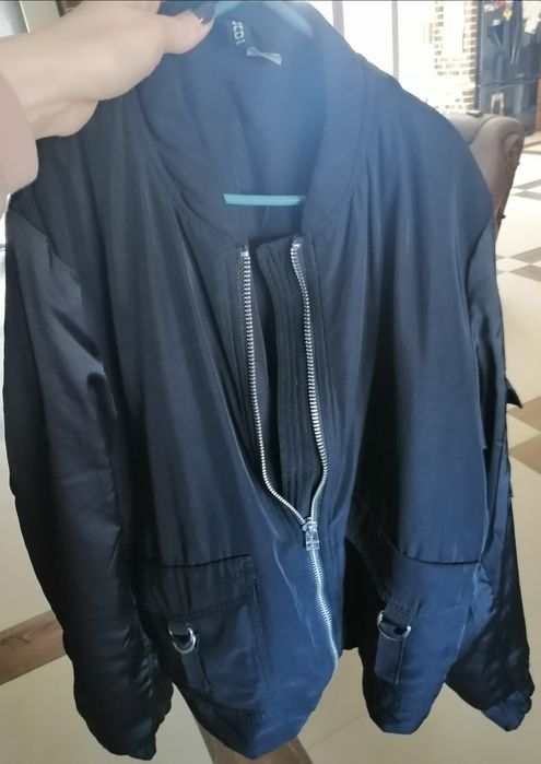 Cieplejsza bomberka, przejściowa kurtka , H&M