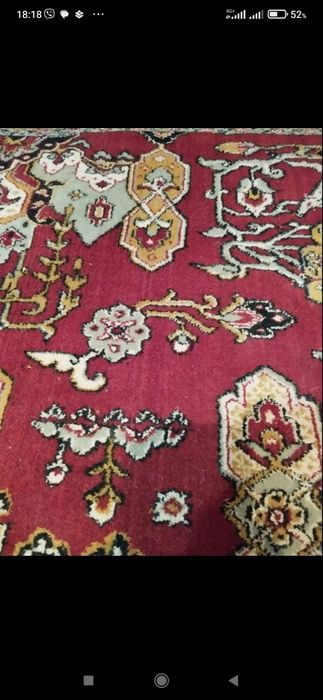 Продам ковёр производство СССР 3 x 4. Шерсть плотный ворс высокий.