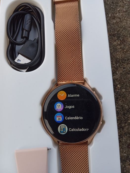Smartwatch Modelo G35 Dourado