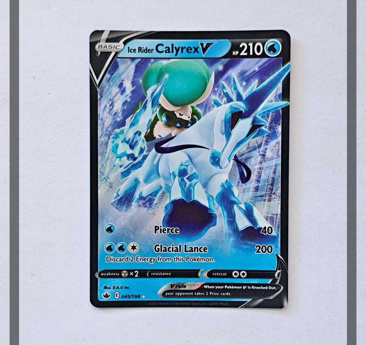 Ice Rider Calyrex V 045/198 CRE Pokemon ENG-NM