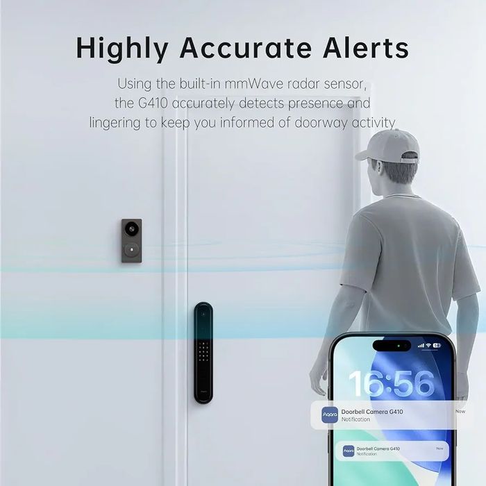Розумна камера-дзвінок Aqara Doorbell Camera Hub G410
2K