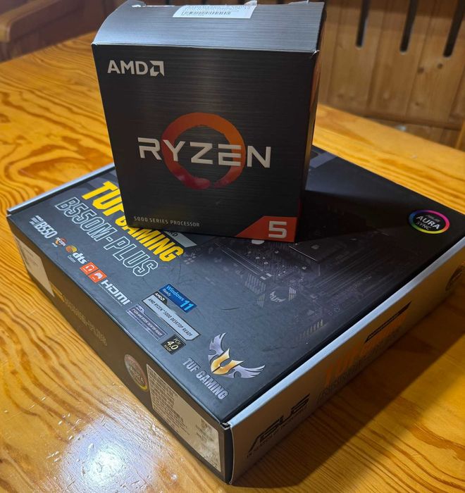 Ігровий комплект: Asus B550M + AMD Ryzen 5 5600X + 32GB DDR4