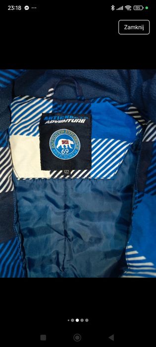 Kombinezon niebieski