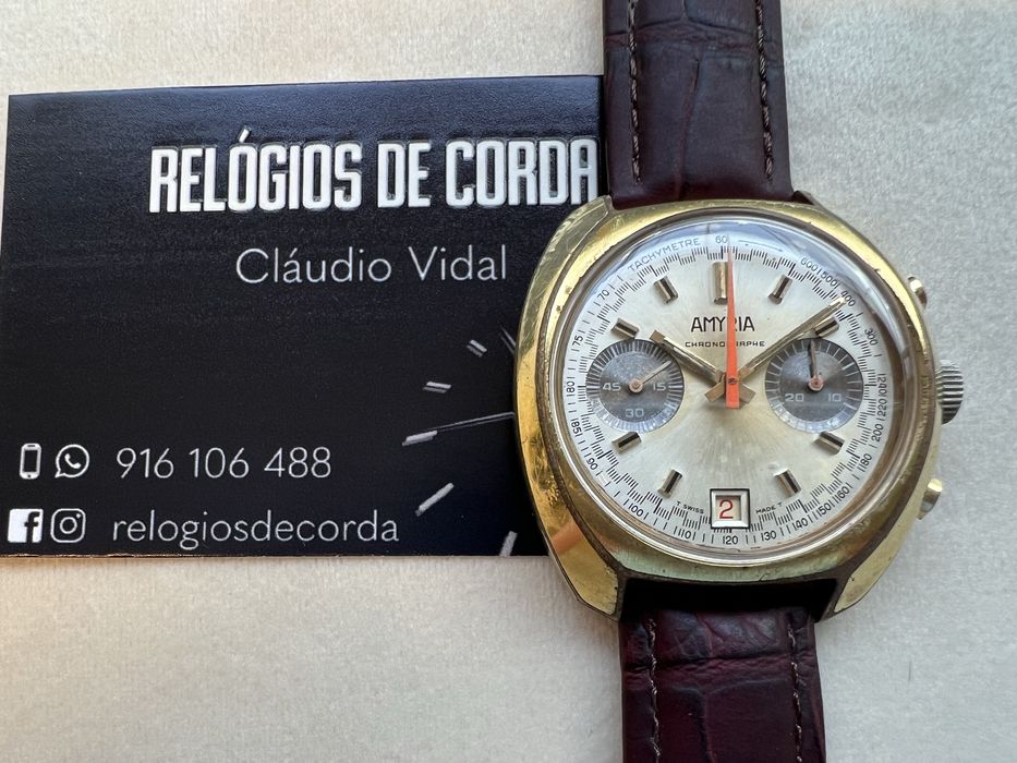 Relógio Amyria Valjoux 7734